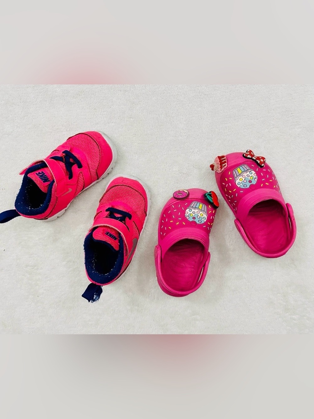Crocs, Nike Girl Lot Sneakers Shoes Size 6/7C